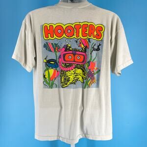 90s Hooters neon fish scuba Knoxville Tennessee 1990s vintage
